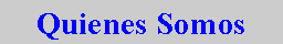 Cuadro de texto: Quienes Somos