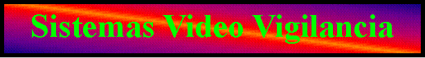 Cuadro de texto: Sistemas Video Vigilancia